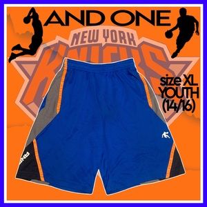 BLUE AND ONE SHORTS size YOUTH XL (14/16)